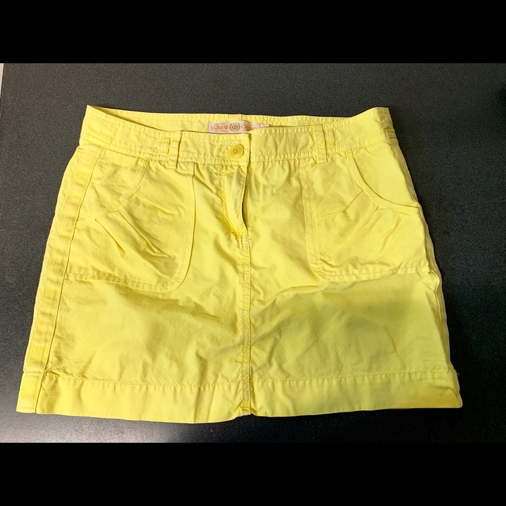 J.CREW cotton mini skirt